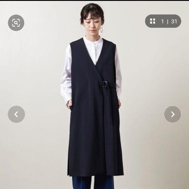 UNITED ARROWS - ＜UNITED ARROWS＞P/R Vネック ロングベスト Wの通販 ...