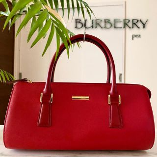 バーバリー(BURBERRY)の極美品 BURBERRY バーバリー 総本革 レザーショルダーバッグ(トートバッグ)