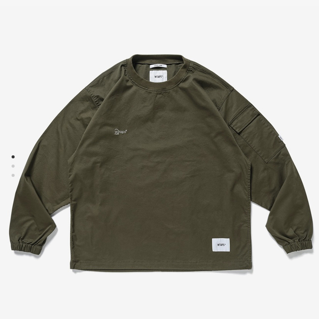 WTAPS 21AW SMOCK COTTON TWILL OLIVE S - www.glycoala.com