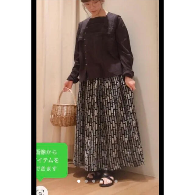 新品　TSUHARU ツハルSM2 旅する花の刺繍スカート　サマンサモスモス