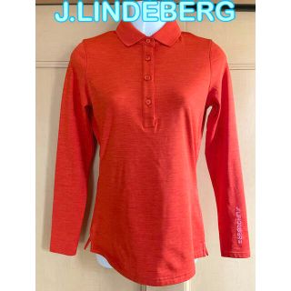 新品　レディース　J.LINDEBERG ジェイリンドバーグ　長袖ポロシャツ