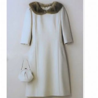 フォクシー(FOXEY) ひざ丈ワンピース(レディース)(ファー)の通販 91