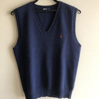 POLO RALPH LAUREN - ラルフローレン ニットベスト 170 紺色の通販 by