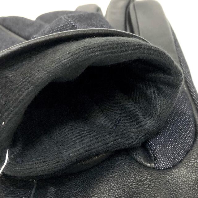 Levi's(リーバイス)の【限定商品】リーバイス 本革 シープレザー デニム  手袋 ブラック メンズのファッション小物(手袋)の商品写真