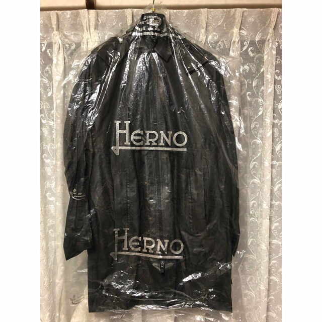 新品　HERNO ヘルノ　ダブルジップステンカラーコート44