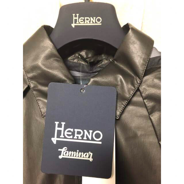 新品　HERNO ヘルノ　ダブルジップステンカラーコート44