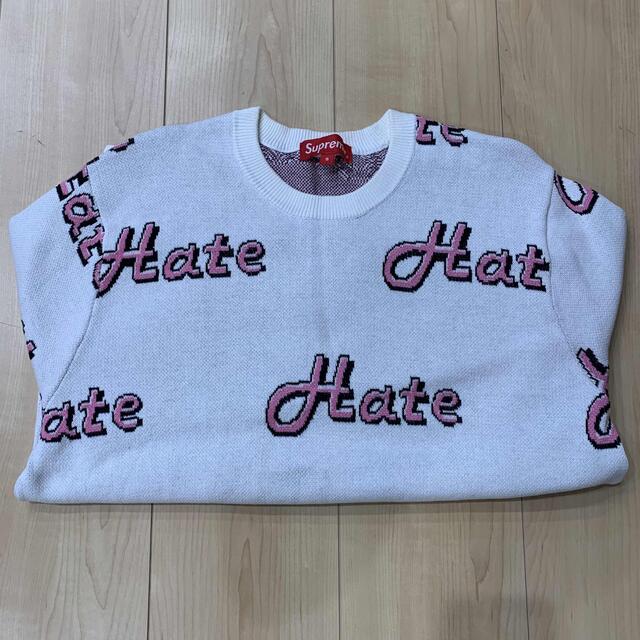 Supreme Hate Sweater ヘイト S セーター