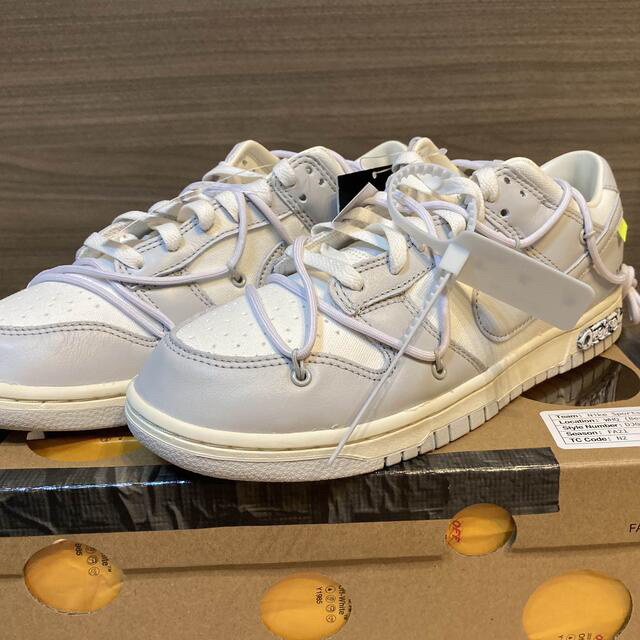 OFF-WHITE × NIKE DUNK LOW  1 OF 50 “49”