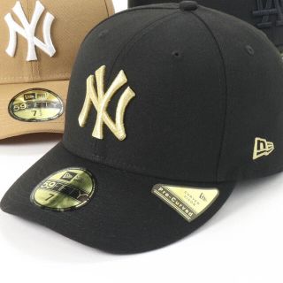 ニューエラー(NEW ERA)のニューエラ キャップ black＆gold 7 8分の1(キャップ)