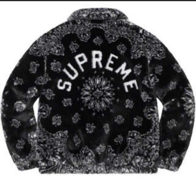 Supreme Bandana Faux Fur Bomber Jacket