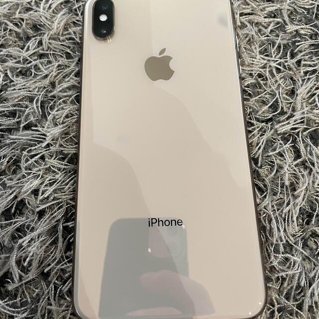 Apple(アップル)の中古　iPhone xs max 512GB ゴールド　SIMフリー　おまけ付き スマホ/家電/カメラのスマートフォン/携帯電話(携帯電話本体)の商品写真