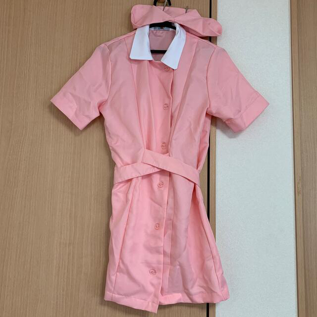 AKIBAパステルピュアナース服 コスチューム ピンク レディース Mサイズ  エンタメ/ホビーのコスプレ(衣装一式)の商品写真