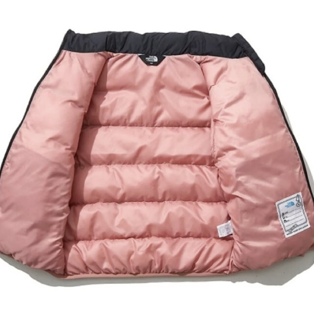 THE NORTH FACE(ザノースフェイス)のTHE NORTHFACE ダウン　ピンク　130 キッズ/ベビー/マタニティのキッズ服女の子用(90cm~)(ジャケット/上着)の商品写真