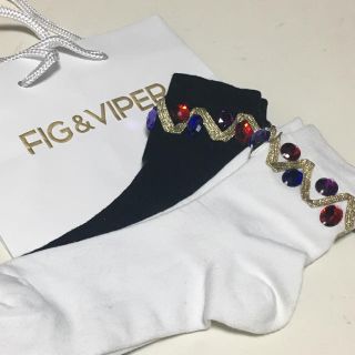 フィグアンドヴァイパー(FIG&VIPER)のFIG&VIPER ビジューソックス(ソックス)