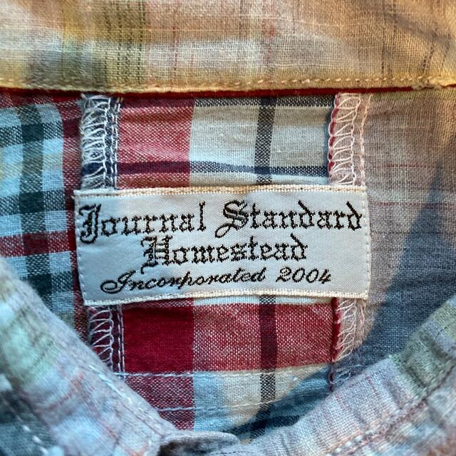 JOURNAL STANDARD(ジャーナルスタンダード)のJOURNAL STANDARD HOMESTEAD シャツ　チェック メンズのトップス(シャツ)の商品写真