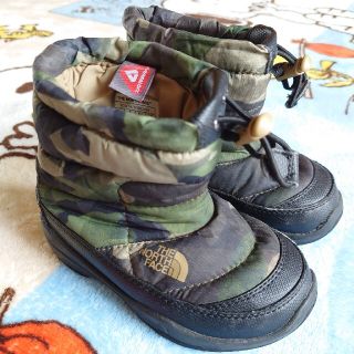 ザノースフェイス(THE NORTH FACE)のノースフェイス16cm 迷彩キッズブーツ(ブーツ)