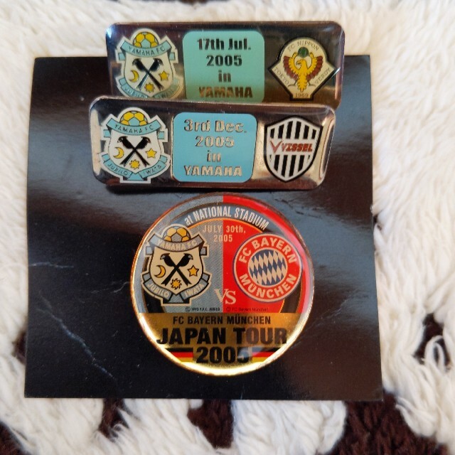 ジュビロ磐田ピンバッジ スポーツ/アウトドアのサッカー/フットサル(記念品/関連グッズ)の商品写真