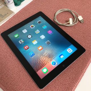 アイパッド(iPad)の美品 Apple iPad 3 第3世代 16GB Wi-Fi+Cellular(タブレット)