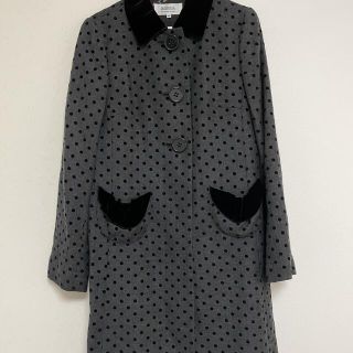 ソニアリキエル(SONIA RYKIEL)のSONIA RYKIEL  コート　エレガンス　上品　ドット柄(ロングコート)