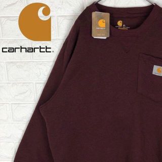 カーハート(carhartt)のカーハート スウェット 未使用タグ付き オーバーサイズ ワンポイントロゴ 裏起毛(スウェット)