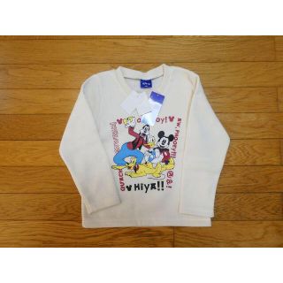 ディズニー(Disney)の【新品】ミッキーマウス 裏起毛トレーナー 110㎝(Tシャツ/カットソー)