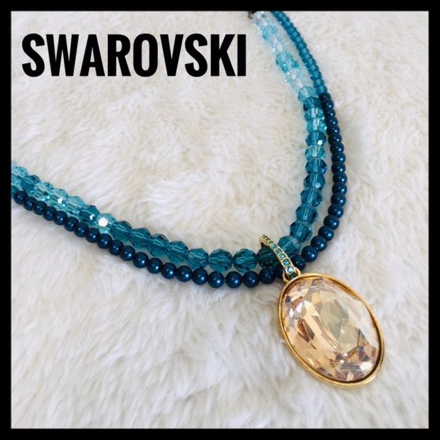 SWAROVSKI(スワロフスキー)の♡レア品♡ SWALOVSKI スワロフスキー ゴージャス ネックレス レディースのアクセサリー(ネックレス)の商品写真