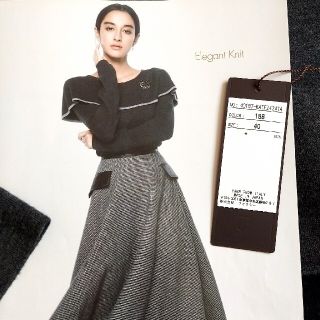 フォクシー(FOXEY)のFOXEY❤40『Knit』リッチグレー(ニット/セーター)