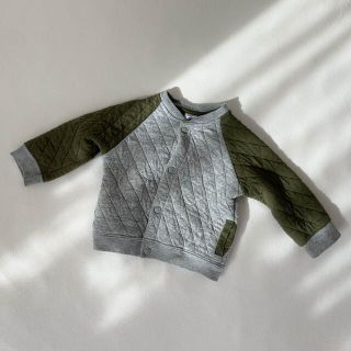 プチバトー(PETIT BATEAU)のプチバトー　キルトブルゾン(ジャケット/上着)