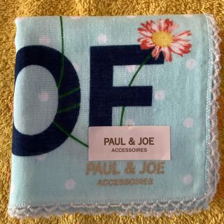 ポールアンドジョー(PAUL & JOE)のポール＆ジョー　タオルハンカチsaお花ドット(ハンカチ)