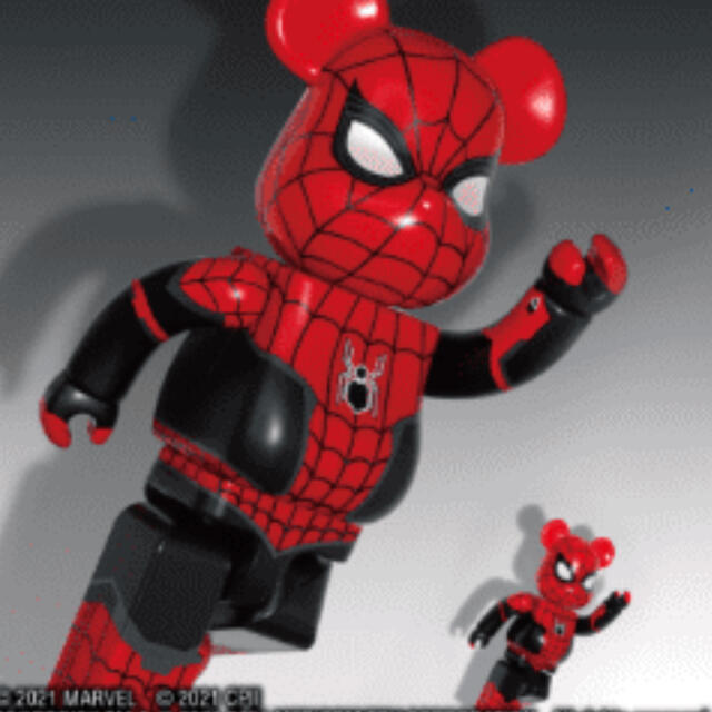 新品 BE@RBRICK SPIDER-MAN UPGRADED SUIT - アメコミ