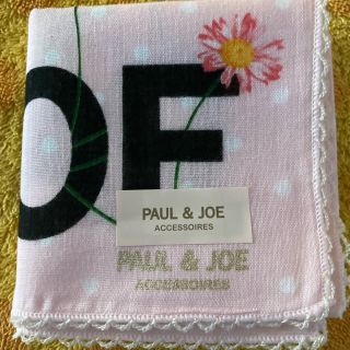 ポールアンドジョー(PAUL & JOE)のポール＆ジョー　タオルハンカチpお花ドット(ハンカチ)