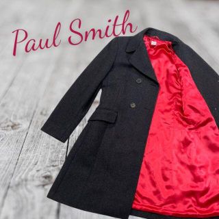 ポールスミス(Paul Smith)のポールスミス ロングコートイギリス生地　Aライン　レッド 赤(ロングコート)