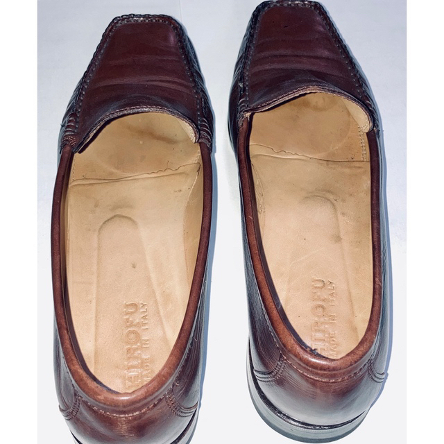 モカシン 24.5cm ダークブラウン レディースの靴/シューズ(ローファー/革靴)の商品写真