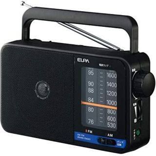 エルパ(ELPA)の朝日電器 ELPA(エルパ) AM/FMポータブルラジオ(ラジオ)