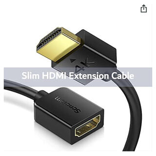 Senetem HDMI 延長 ケーブル 0.15m スリム 薄型 細線(映像用ケーブル)