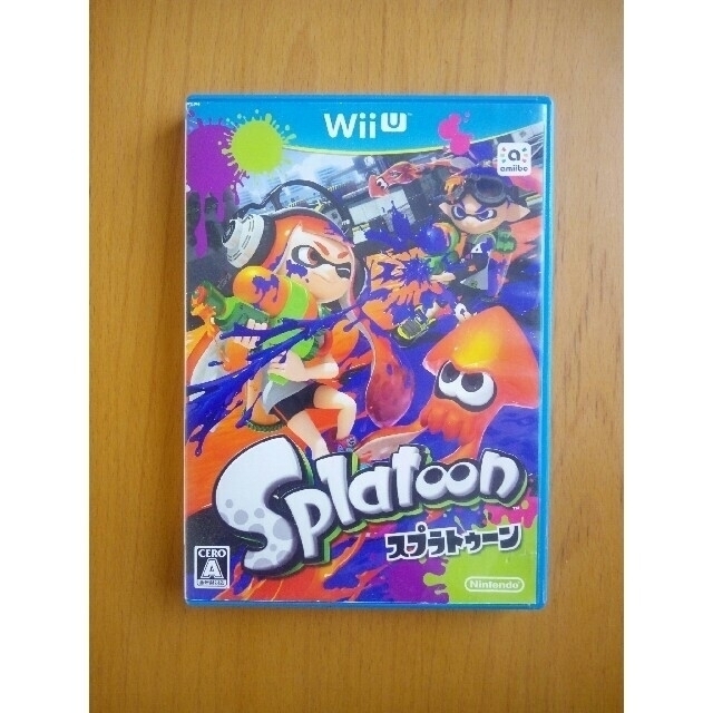 Wii U(ウィーユー)の※ケースのみ※ Splatoon（スプラトゥーン） Wii U エンタメ/ホビーのゲームソフト/ゲーム機本体(家庭用ゲームソフト)の商品写真