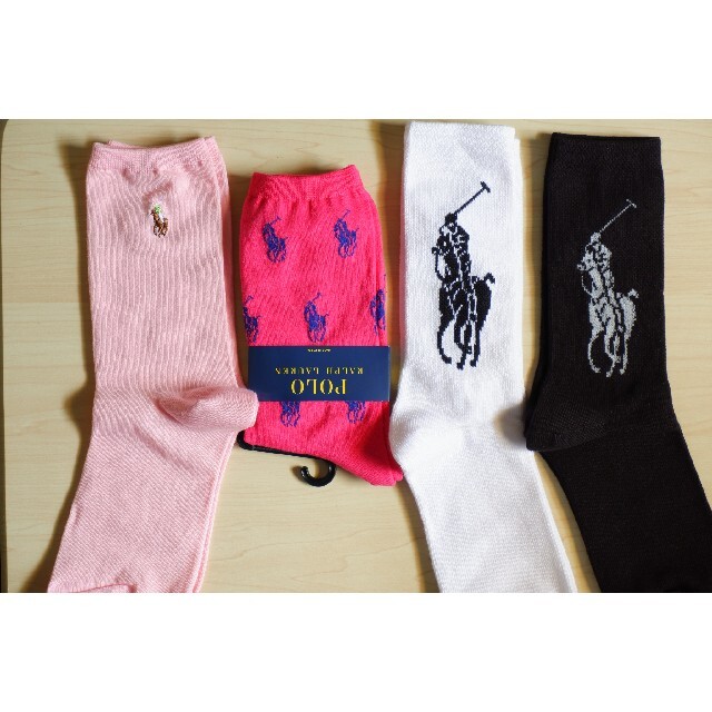 POLO RALPH LAUREN(ポロラルフローレン)のにゃこ様ご検討用POLO ラルフローレンレディース用ソックス 4足セット【新品】 レディースのレッグウェア(ソックス)の商品写真