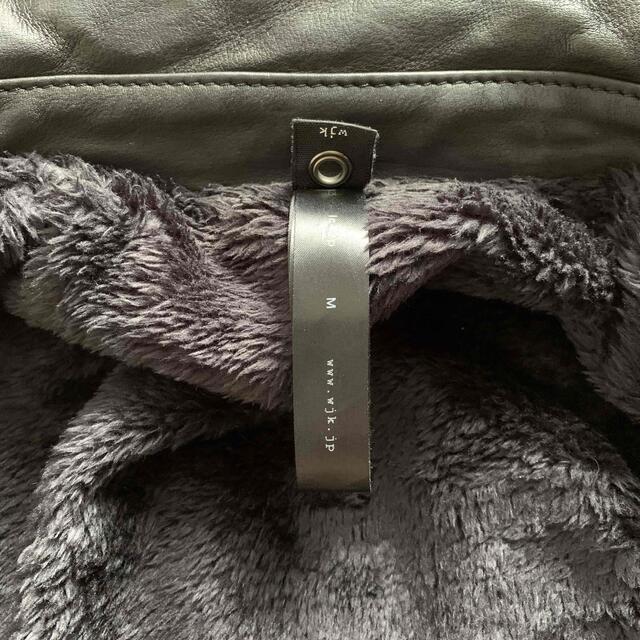 美品 定価15万円wjk レザージャケット 2925lc42 ブラック M 競売 19200