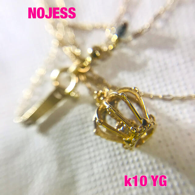 NOJESS(ノジェス)の【10】ノジェス k10 ネックレス 立体 クラウン ネックレス★王冠 レディースのアクセサリー(ネックレス)の商品写真