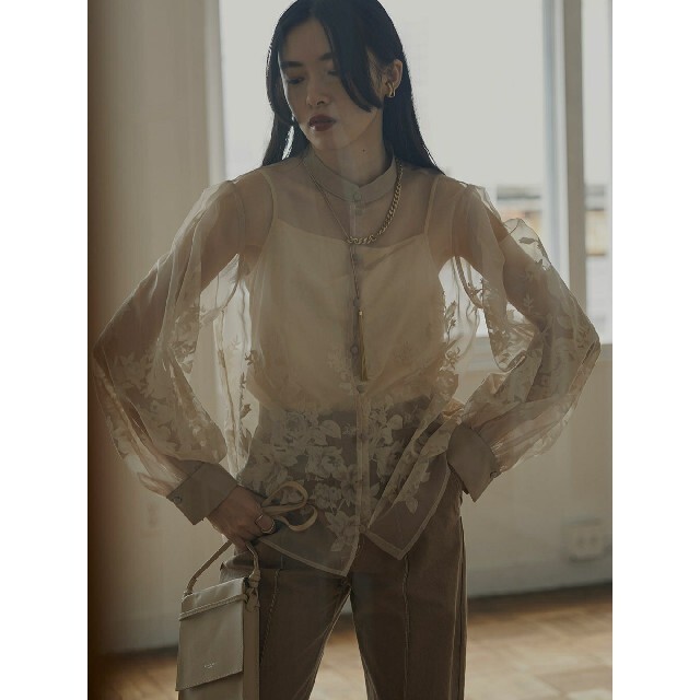 【訳あり】アメリ ヴィンテージ 2WAY HAZE FLOWER BLOUSE