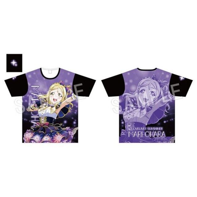 ラブライブ スクフェスAS 1周年記念 フルグラフィックTシャツ 小原鞠莉