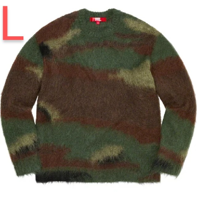 Supreme(シュプリーム)のJunya Watanabe Brushed Camo Sweater Lサイズ メンズのトップス(ニット/セーター)の商品写真