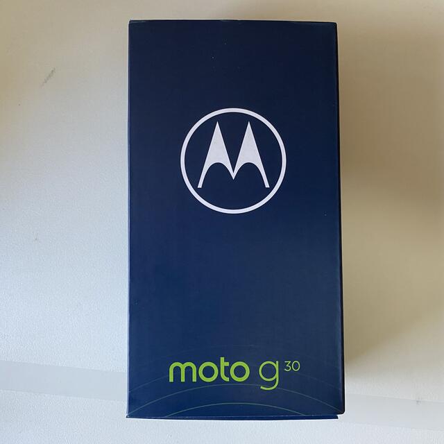 モトローラmoto g30 パステルスカイ - スマートフォン本体