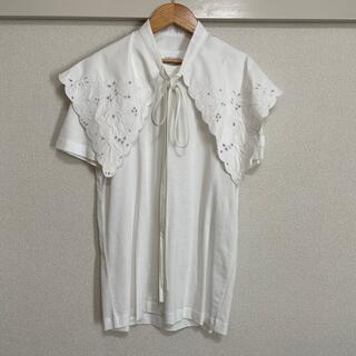 本物の 【未使用】PATOU人気ブラウス - シャツ/ブラウス(半袖/袖なし 