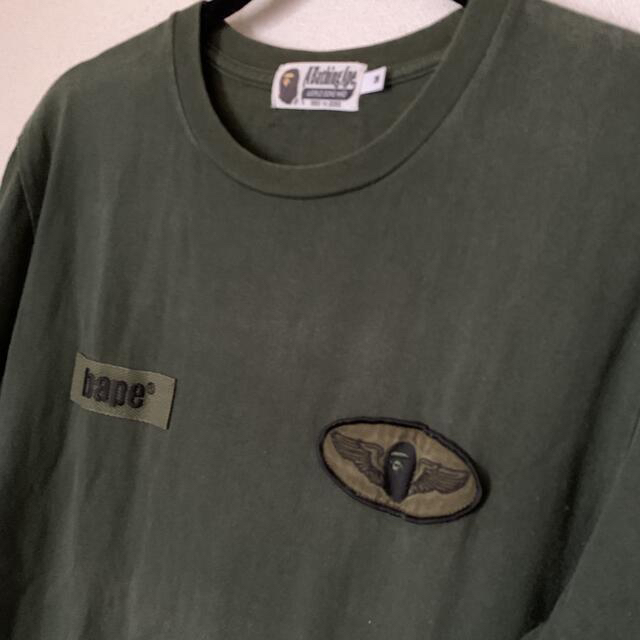 A BATHING APE(アベイシングエイプ)の【BAPE】PATCHED LONG SLEEVE TEE メンズのトップス(Tシャツ/カットソー(七分/長袖))の商品写真