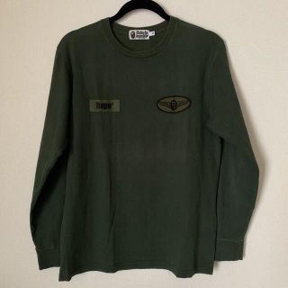 アベイシングエイプ(A BATHING APE)の【BAPE】PATCHED LONG SLEEVE TEE(Tシャツ/カットソー(七分/長袖))