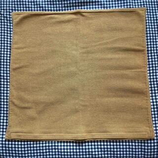 ムジルシリョウヒン(MUJI (無印良品))の無印良品muji 座布団カバー　マスタード　55×59(クッションカバー)