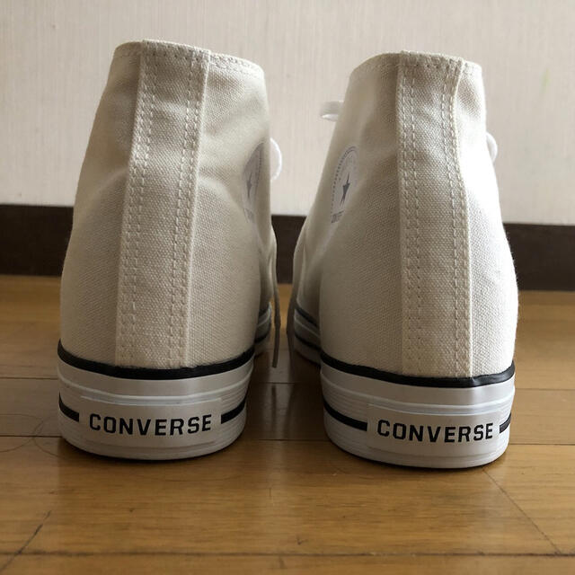 CONVERSE(コンバース)の【新品】 コンバース  ハイカット インヒール ホワイト　24.0cm レディースの靴/シューズ(スニーカー)の商品写真