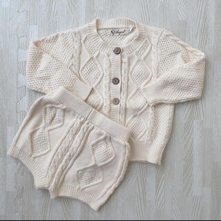 ザラ(ZARA)の韓国子供服  ニット セットアップ  73(ニット/セーター)