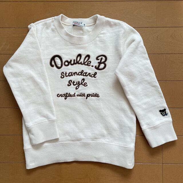 DOUBLE.B(ダブルビー)のダブルBトレーナー  100センチ キッズ/ベビー/マタニティのキッズ服女の子用(90cm~)(その他)の商品写真